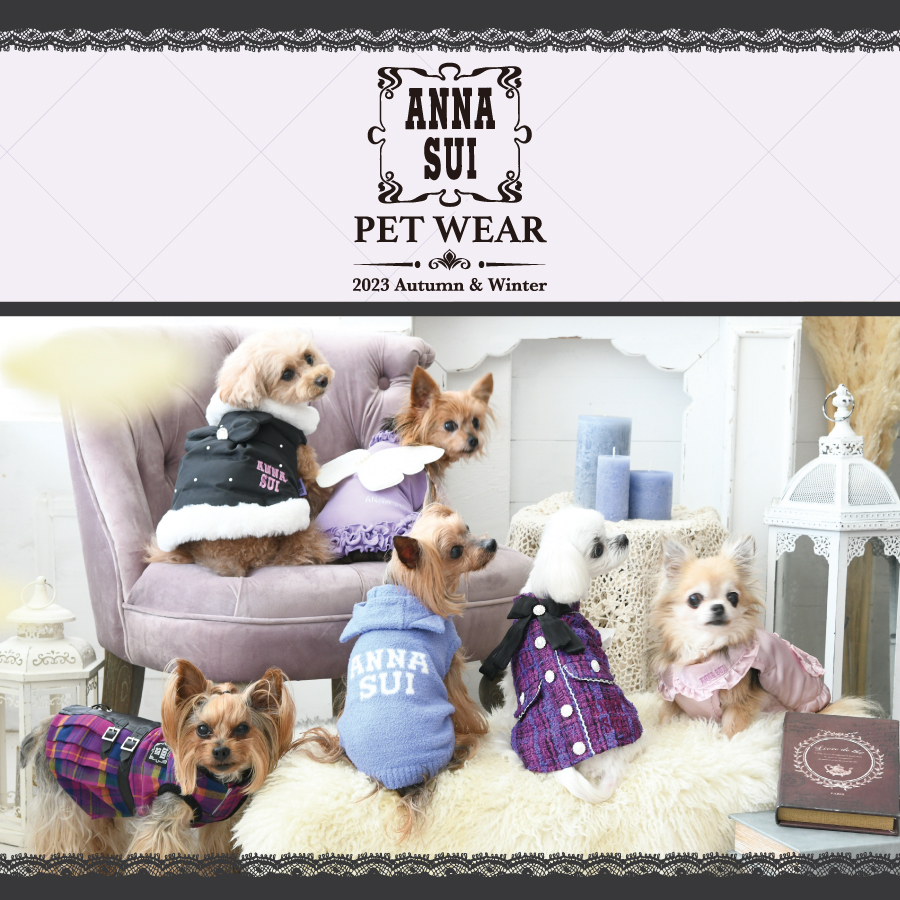 ANNA SUI（アナ スイ）ケープ風ベロアワンピース